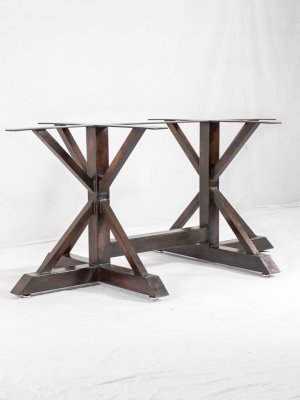 Miners Long Dining Table Base