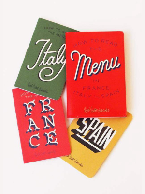 How To Read The Menu In France, Italy And Spain