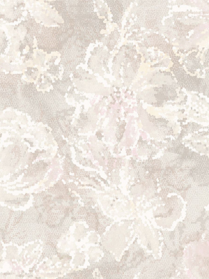 Allure Floral Wallpaper In Blush From The Celadon Collection By Brewster Home Fashions