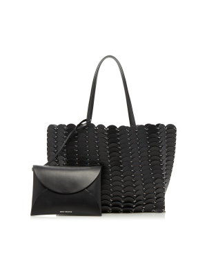 Cabas Disc Leather Tote