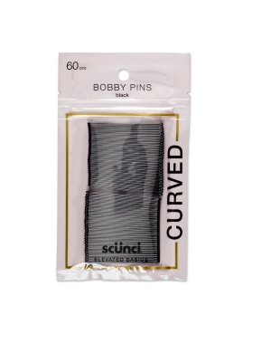 Conair Scunci Curved Bobby Pins - 60pk