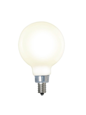 Led White Globe E12 Base G16 Bulb