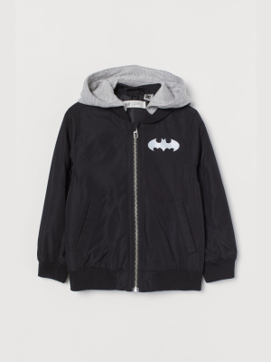 Hooded Bomber Jacket