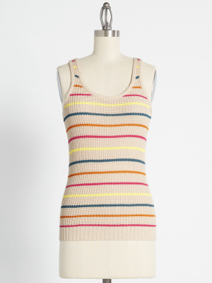 Beach Cruising Sweater Tank Top