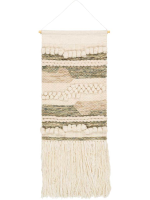 Ariyah Wall Hanging Cream/olive/teal