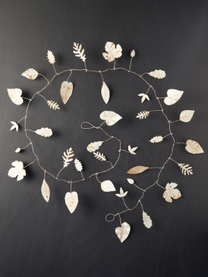 Iron Winter Leaf Garland