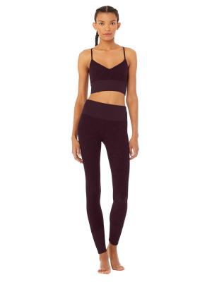 Alosoft Lavish Bra & High-waist Alosoft Lounge Legging Set