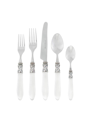 Vietri Aladdin Antique Clear 5-piece Place Setting