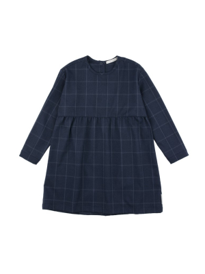 Tiny Cottons Grid Flannel Dress