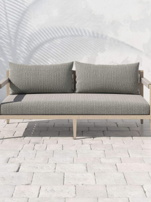 Sherwood Outdoor Sofa, Faye Ash/washed Brown