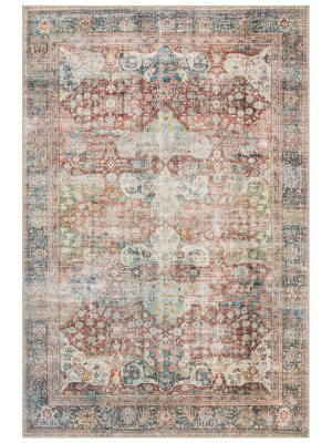 Loloi Loren Rug - Brick/multi