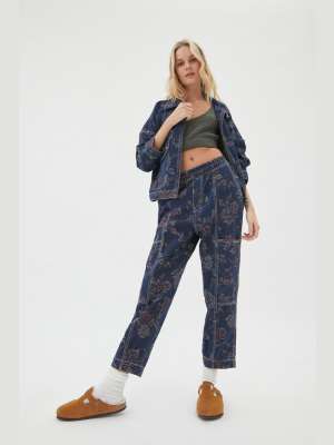 Bdg Sandy High-waisted Jogger Jean – Floral Paisley