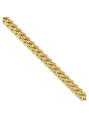 18k Solid Gold Cuban Chain (4 Mm)