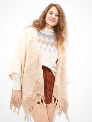 Ae Cozy Ombre Knit Wrap