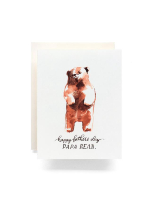 Papa Bear Card