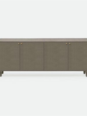 Ramon 4 Door Buffet Seal Faux Raffia