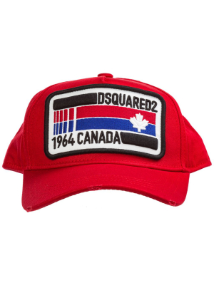 Dsquared2 Logo Patch Baseball Cap