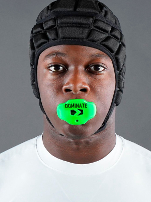 Dominate Hot Green Football Mouthguard