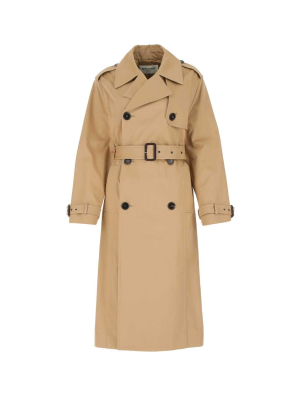 Saint Laurent Belted Trench Coat