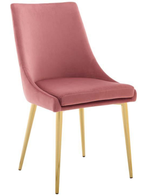 Lucy Modern Accent Performance Velvet Dining Chair