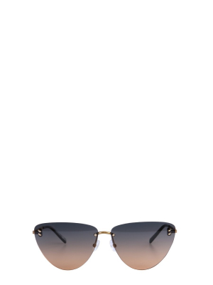 Stella Mccartney Eyewear Triangle Lens Sunglasses