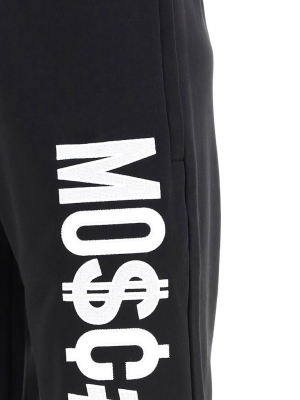 Moschino Logo Embroidered Track Pants