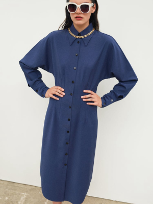 Belted Shirt Dress