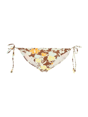 Tory Burch Printed String Bikini Bottom