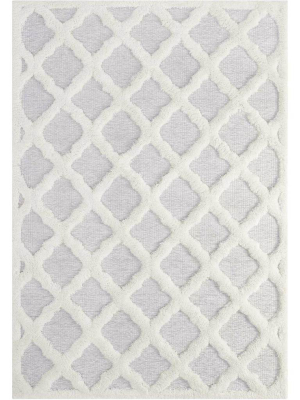 Westfield Geometric Area Rug Ivory/light Gray