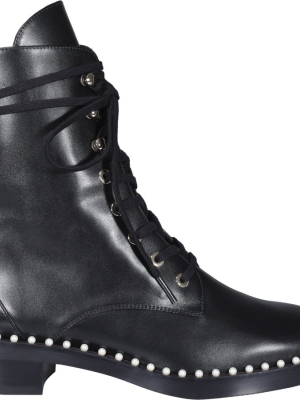 Stuart Weitzman Sondra Lace-up Boots