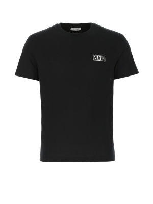 Valentino Vltn Logo Patch T-shirt