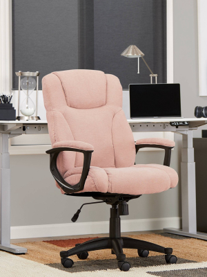 Style Hannah Ii Office Chair Harvard Pink - Serta