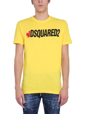 Dsquared2 Logo Print Crewneck T-shirt