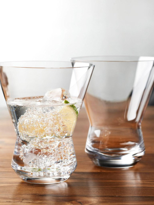 Rhythm Set Of 2 Water Glasses Clear
