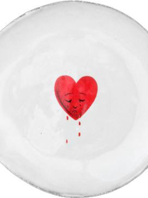 Crying Heart Saucer