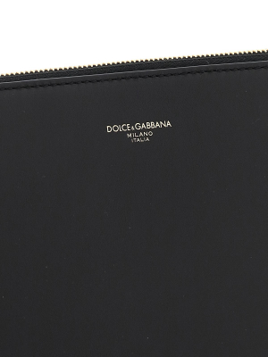 Dolce & Gabbana Monreale Logo Clutch Bag