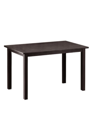 Andrew Modern Dining Table Dark Brown - Baxton Studio