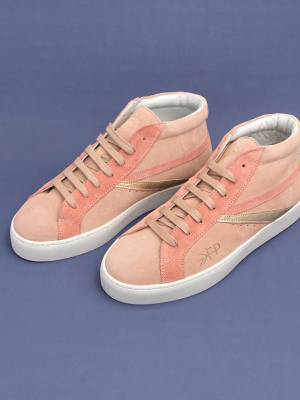 Women's Blush High Top Sneaker  | Final Sale