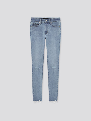 Women Ultra Stretch Distressed Jeans