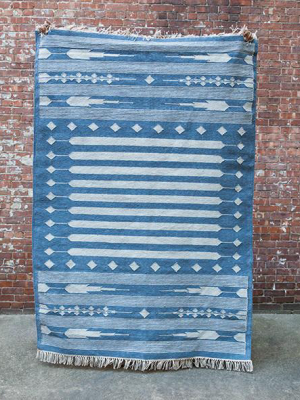 Arrow Head Flat Weave Rug