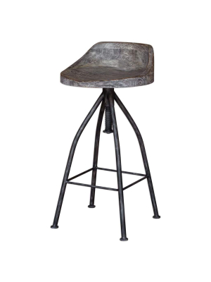 Kairu Wooden Bar Stool