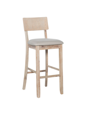 29" Jordan Barstool Gray - Linon