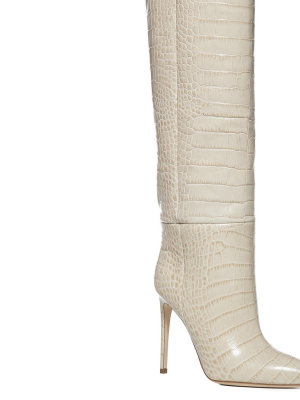 Paris Texas Embossed Knee-high Boots