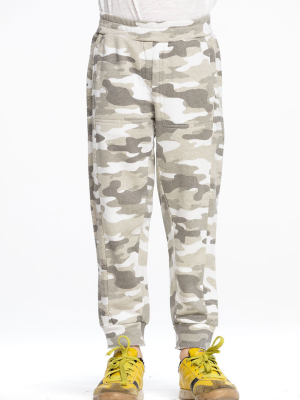 Boys Linen French Terry Soft Utility Jogger