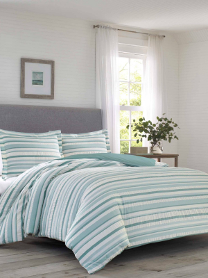 Clearwater Cay Comforter & Sham Set Blue - Tommy Bahama