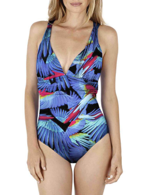 Birds Of Paradise Plunge One-piece