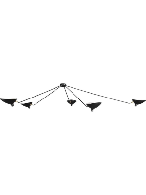 Mcl-sp5 Five Arm Spider Ceiling Lamp