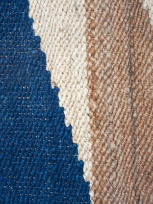 Margeaux Landscape Jute Rug - Blue