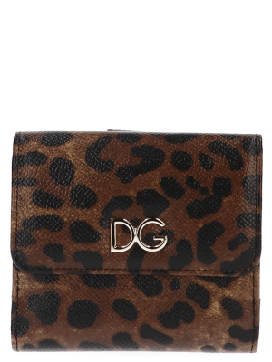 Dolce & Gabbana Leopard Print Wallet