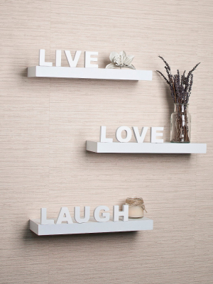 Live, Love, Laugh Shelves